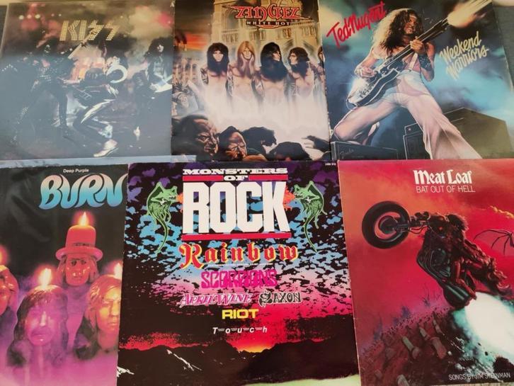 lot hardrock (nugent, angel, deep purple, meat loaf, monster, Cd's en Dvd's, Vinyl | Hardrock en Metal, Ophalen of Verzenden