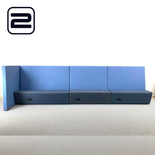 Lange softseating zitbank van merk Drisag, Huis en Inrichting, Zetels | Complete zithoeken, Gebruikt, Hout, Kunststof, Metaal