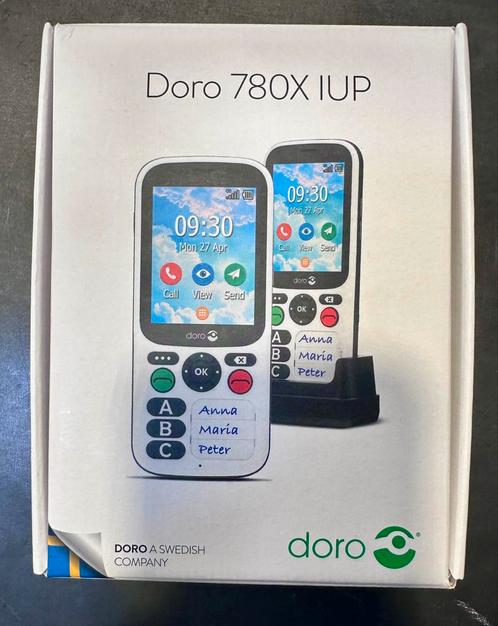 GSM type DORO 780X IUP, Telecommunicatie, Mobiele telefoons | Overige merken, Gebruikt, Zonder simlock, Klassiek of Candybar, Ophalen of Verzenden
