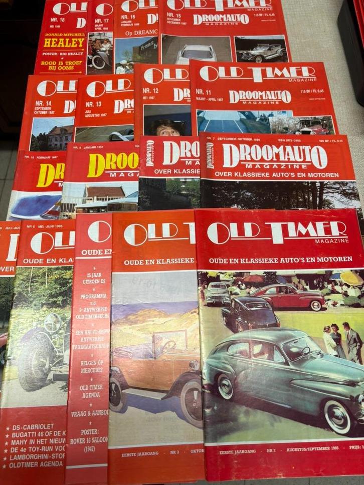 Oldtimer Dreamcar/Droomauto tijdschriften 100 stuks, Boeken, Auto's | Boeken, Gelezen, Ophalen of Verzenden