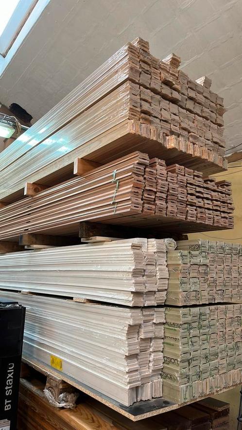 Chambrangs deuren, Doe-het-zelf en Bouw, Hout en Planken, Zo goed als nieuw, Grenen, Ophalen