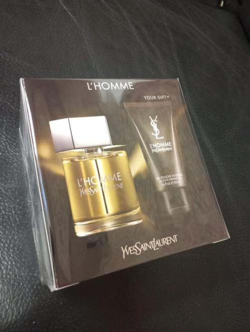 Yves Saint Laurent L'homme coffret 100ml + 50ml gel douche, Handtassen en Accessoires, Uiterlijk | Parfum, Nieuw, Ophalen of Verzenden