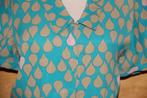 Robe Wow To Go bleue avec gouttes beiges et roses S, Blauw, Wow To Go, Nieuw, Ophalen of Verzenden