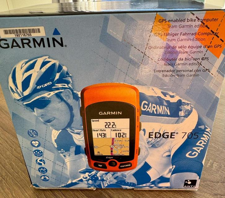 Garmin Edge 705, Vélos & Vélomoteurs, Accessoires vélo | Compteurs de vélo, Comme neuf, Capteur de cadence, GPS, Capteur de fréquence cardiaque