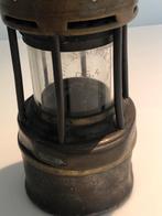 Originele mijnwerkerslamp genummerd, Antiek en Kunst, Antiek | Brons en Koper, Ophalen