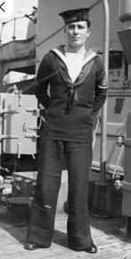 Britse WO2 Royal Navy Sailors uniform named, Verzamelen, Militaria | Tweede Wereldoorlog, Ophalen of Verzenden