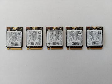 LOT de 5x SSD NVMe M2 2240 de 128 GB de marque Samsung beschikbaar voor biedingen