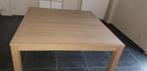 Te koop :Eetplaatstafel in dik natuurhout 150x150, Huis en Inrichting, Ophalen, Overige materialen, 100 tot 150 cm, Vierkant