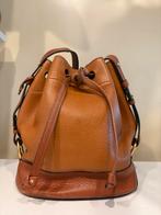 DELVAUX vintage bucket tas cognac kleur, Ophalen of Verzenden, Zo goed als nieuw