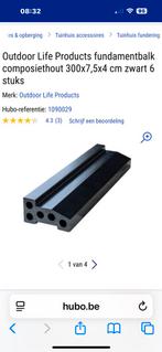 Fundament balk tuinhuis tot 45 mm dik, Ophalen, Zo goed als nieuw, Tuinhuis