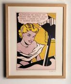 Roy Lichtenstein: ingelijste en genummerde lithografie, Ophalen of Verzenden