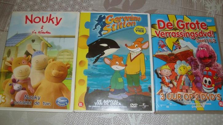 DVD voor onze kinderen. 2€ ‘stuk of 3 voor 5€, Cd's en Dvd's, Dvd's | Filmhuis, Zo goed als nieuw, Ophalen of Verzenden