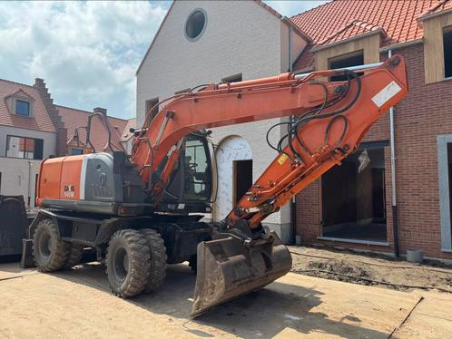 Hitachi zx140w bandenkraan, Zakelijke goederen, Machines en Bouw | Kranen en Graafmachines, Graafmachine, Ophalen