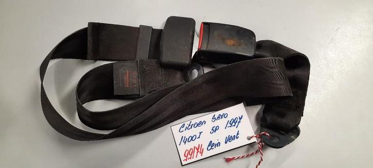 VEILIGHEIDSGORDEL MIDDEN Citroën Saxo (6502611), Auto-onderdelen, Interieur en Bekleding, Citroën, Gebruikt