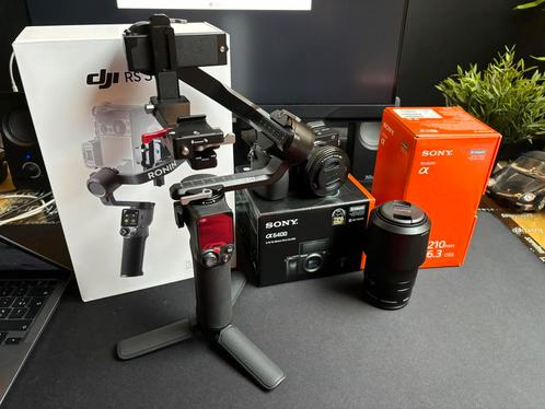 Sony A6400 + Objectif 16-50 + objectif 55-210 + DJI RS3 Mini, TV, Hi-fi & Vidéo, Appareils photo numériques, Sony, Enlèvement