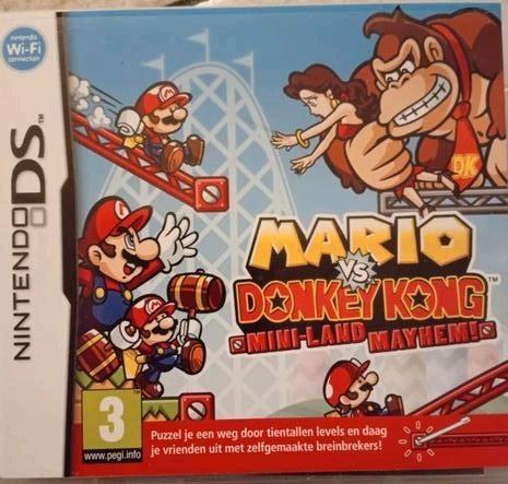 Mario vs. Donkey Kong: Mini-Land Mayhem!⁷Volledig met Code., Games en Spelcomputers, Games | Nintendo DS, Zo goed als nieuw, Puzzel en Educatief