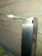 2 Inox poten om aanbouwtafel te maken, Ophalen, Zo goed als nieuw