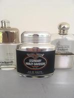 Lot(3) lege parfumflesjes HARLEY DAVIDSON, CACHAREL., Ophalen of Verzenden