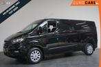 Ford Transit Custom 300 L2H1 Trend Dubbele Cabine Automaat A, Auto's, Stof, Euro 6, 4 cilinders, Zwart