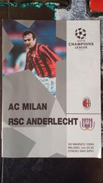 programmaboekje ACMilan vs Anderlecht 1994, Enlèvement ou Envoi