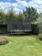EXIT Silhouette trampoline diameter 427cm met trapje, Ophalen, Gebruikt
