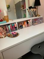 Make-up tafel met spiegel en bijhorende stoel, Ophalen, Zo goed als nieuw