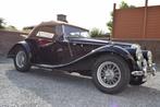 Oldtimer MG TF  van 1954, Auto's, MG, Achterwielaandrijving, 4 cilinders, Cabriolet, Zwart