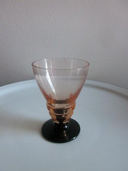 Service de verres 18 pièces 1940 Vintage Belgique Herbatte, Antiek en Kunst, Antiek | Glaswerk en Kristal, Ophalen of Verzenden