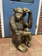 Chimpansee beeld 1 meter, Tuin en Terras, Tuinbeelden, Ophalen, Nieuw, Overige materialen, Dierenbeeld