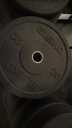 Eleiko bumper plates nieuw, Sport en Fitness, Fitnessmaterialen, Ophalen, Nieuw, Benen, Halterschijven