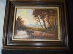 Schilderij 58 x 48cm olieverf op doek door Dirk Roedas, Ophalen of Verzenden