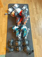 2 Paar Inline Skates + 2 Set Protective Oxelo- Maat 38 & 41, Sport en Fitness, Skeelers, Ophalen, Zo goed als nieuw, Inline skates 4 wielen