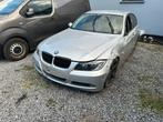 BMW 320D (e90) 2007 accidentée/pour pièces/épave NOUVELLE, Auto's, BMW, Automaat, Achterwielaandrijving, Zwart, Lederen bekleding