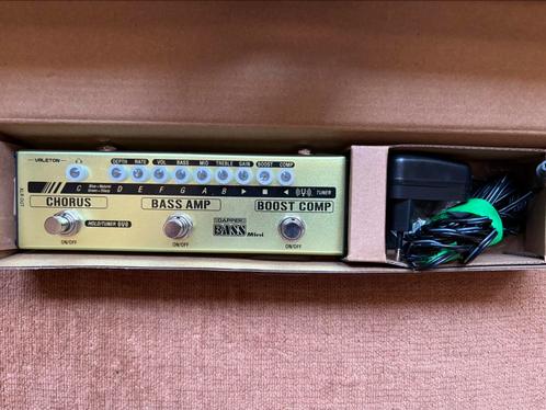 Valeton Bass Dapper mini., Muziek en Instrumenten, Effecten, Zo goed als nieuw, Chorus, Equalizer, Compressor, Multi-effect, Ophalen of Verzenden