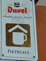 Duvel emaille bordje, Verzamelen, Biermerken, Ophalen of Verzenden, Zo goed als nieuw, Reclamebord, Plaat of Schild, Duvel