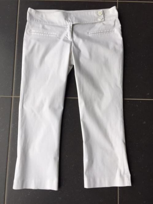 Broek 3 kwart / maat 36, Vêtements | Femmes, Culottes & Pantalons, Comme neuf, Taille 36 (S), Blanc, Trois-quarts, Enlèvement ou Envoi