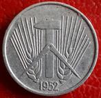 DUITSLAND/ DDR. 5 pfennig 1952 A KM 6 UNC, Ophalen of Verzenden, Duitsland, Losse munt