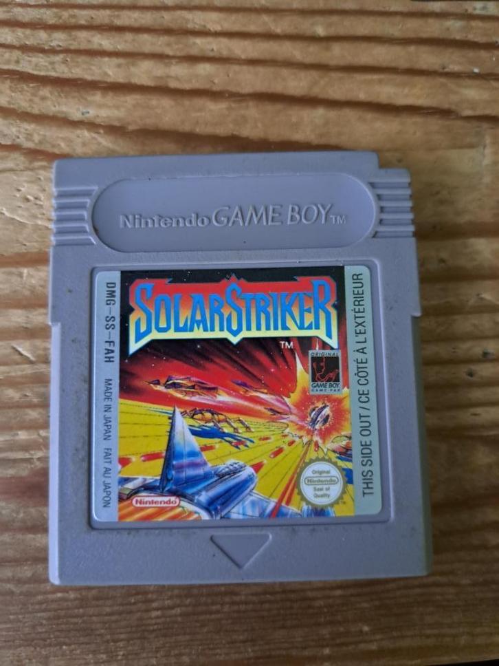 SolarStriker – Nintendo Game Boy, Games en Spelcomputers, Games | Nintendo Game Boy, Zo goed als nieuw, Shooter, 1 speler, Vanaf 3 jaar