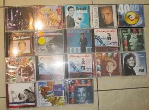 20 Originele Franstalige CD's waarvan de meesten NIEUW, Cd's en Dvd's, Cd's | Franstalig, Nieuw in verpakking, Ophalen of Verzenden
