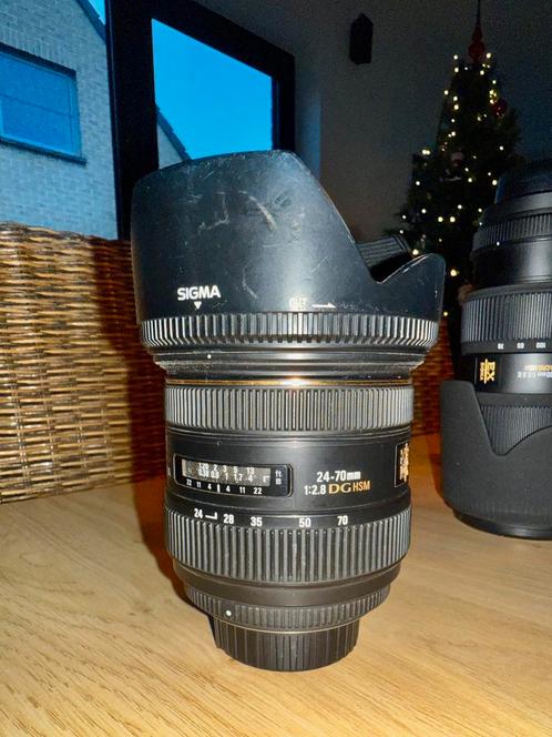 Sigma 24-70mm 1:2.8 DG HSM Nikon, Audio, Tv en Foto, Foto | Lenzen en Objectieven, Zo goed als nieuw, Ophalen of Verzenden