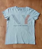 Blauwgrijs t-shirt Hilfiger, Enlèvement ou Envoi, Comme neuf, Taille 48/50 (M)