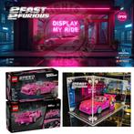 Vitrine + décor 2 Fast 2 Furious (compatible LEGO set 77241), Ophalen of Verzenden, Lego