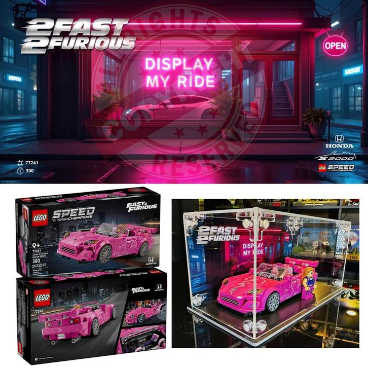 Vitrine + décor 2 Fast 2 Furious (compatible LEGO set 77241), Enfants & Bébés, Jouets | Duplo & Lego, Lego, Enlèvement ou Envoi