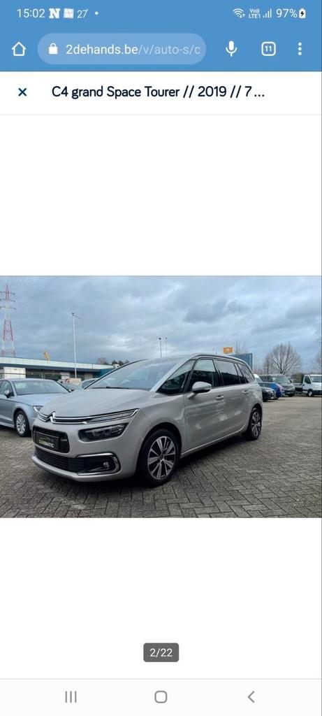 Citroen C4 grand spacetour, 1.5 diesel met trekhaak, Auto's, Citroën, Particulier, C4, Trekhaak, Diesel, Automaat, Overige kleuren