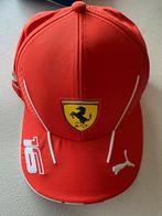 Charles Leclerc Ferrari pet, Ophalen of Verzenden, Zo goed als nieuw, Pet