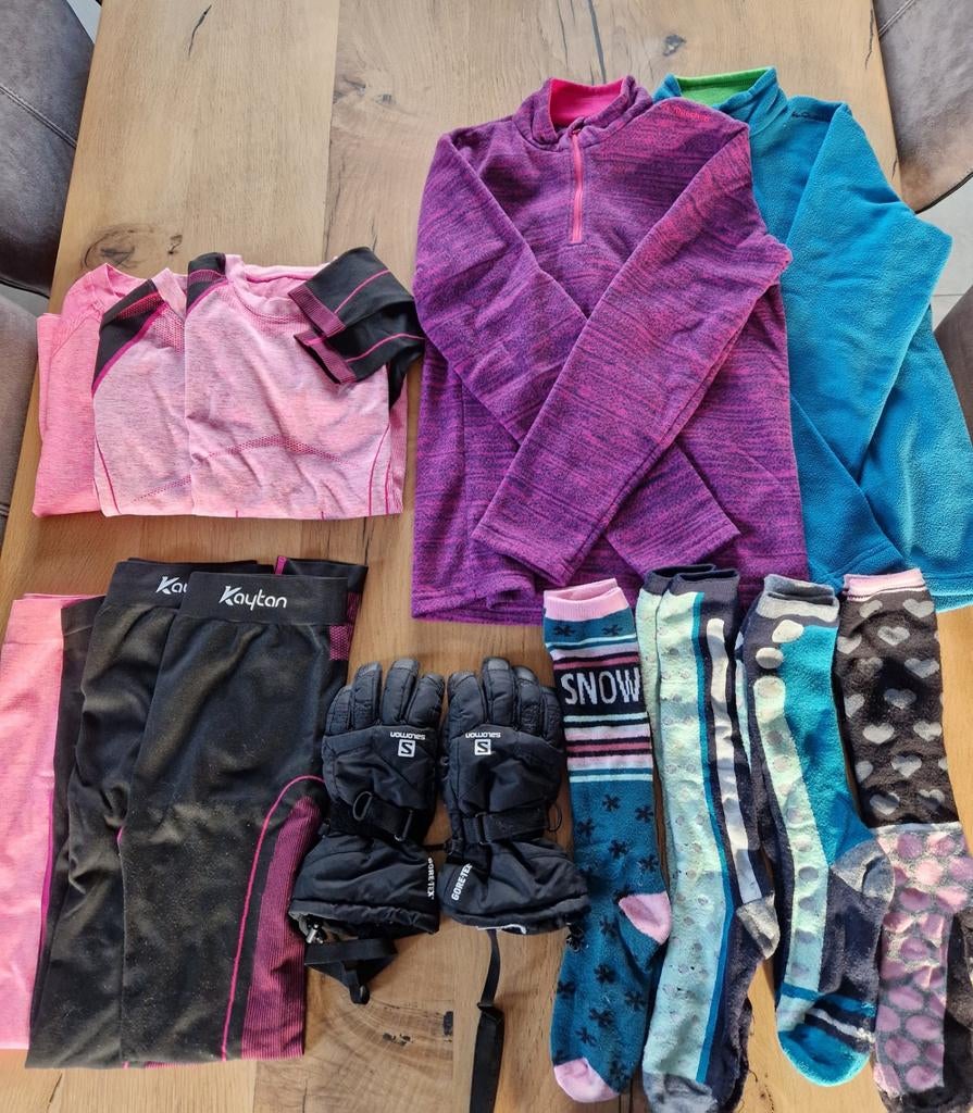 Lot de vêtements de ski taille 10/12 ans, Sport en Fitness, Skiën en Langlaufen, Gebruikt, Kleding, Ski, Salomon, Ophalen