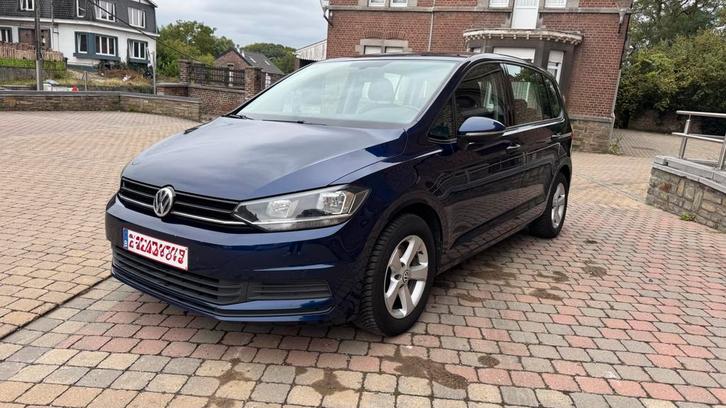 VW Touran 1.6TDi - GPS - AIRCONDITIONING VOOR IN DE AUTO -, Auto's, Volkswagen, Particulier, Touran, ABS, Adaptive Cruise Control