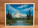 Schilderij berglandschap, Antiek en Kunst, Ophalen of Verzenden