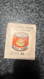 Reclame - Oud reclameblaadje Chat Noir koffie, Collections, Utilisé, Enlèvement ou Envoi