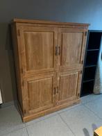 Armoire en bois massif en teck, Maison & Meubles, Teck, 25 à 50 cm, Avec porte(s), Comme neuf
